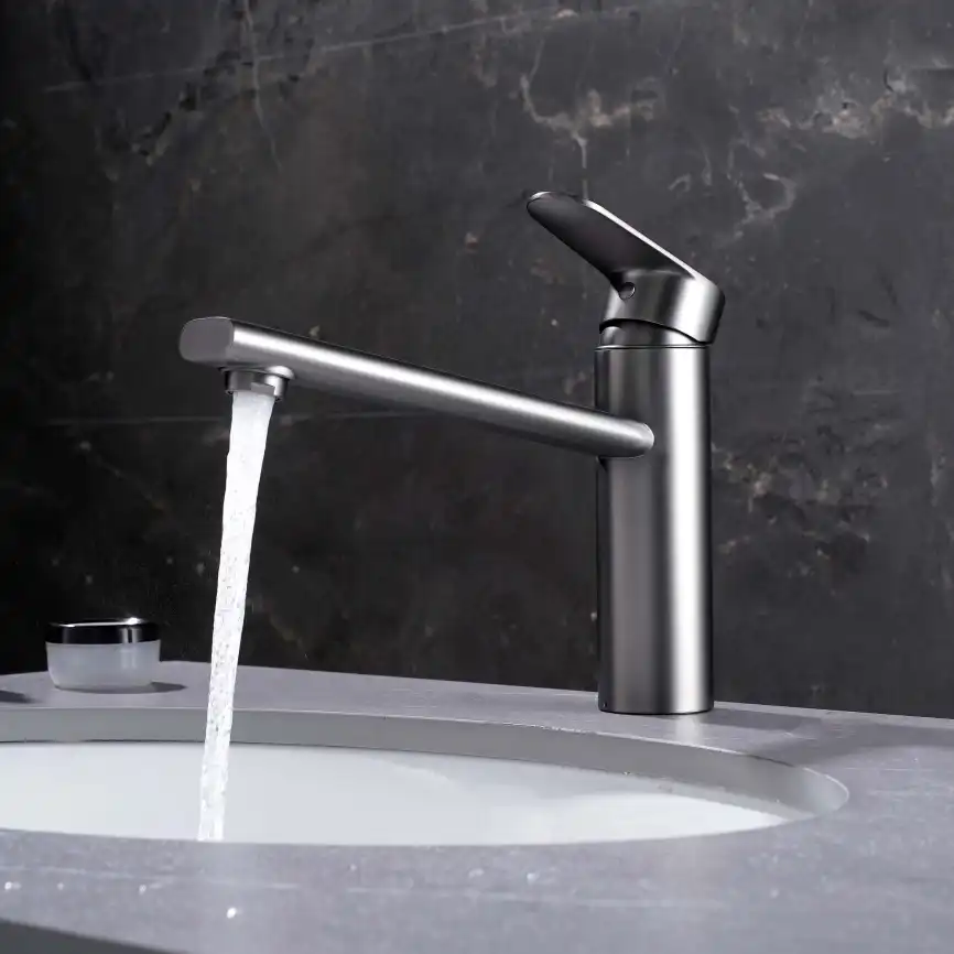 Смеситель для кухни Aquatek Ника AQ1880BGM, Оружейная сталь фото 9