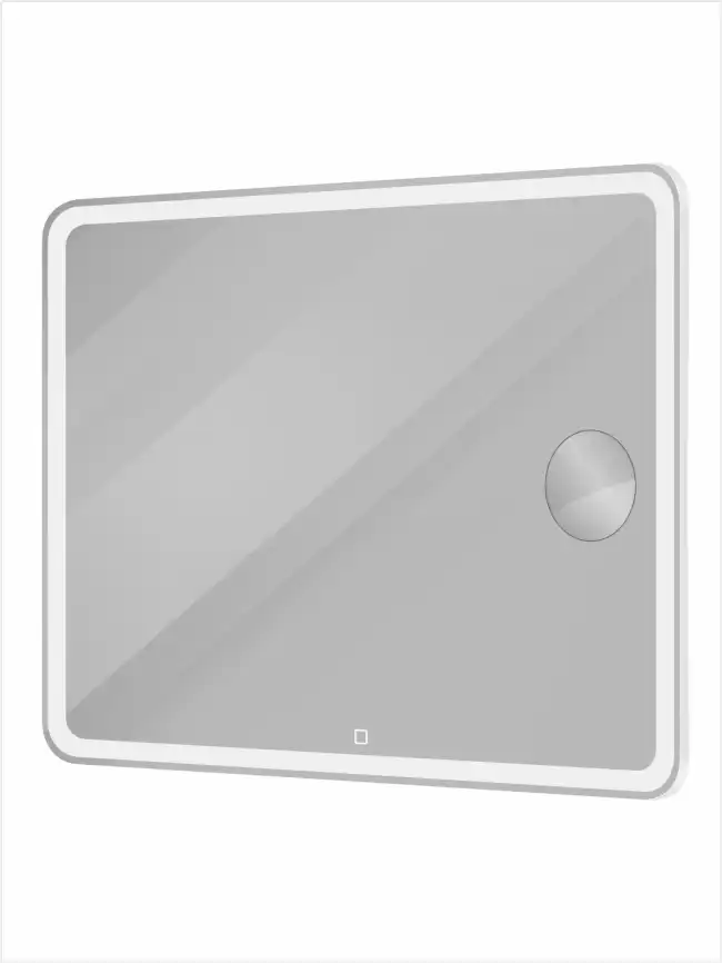 Зеркало BelBagno SPC-MAR-1000-800-LED-TCH-LNZ с подсветкой и встроенной линзой 3-х кратного увеличения фото 3