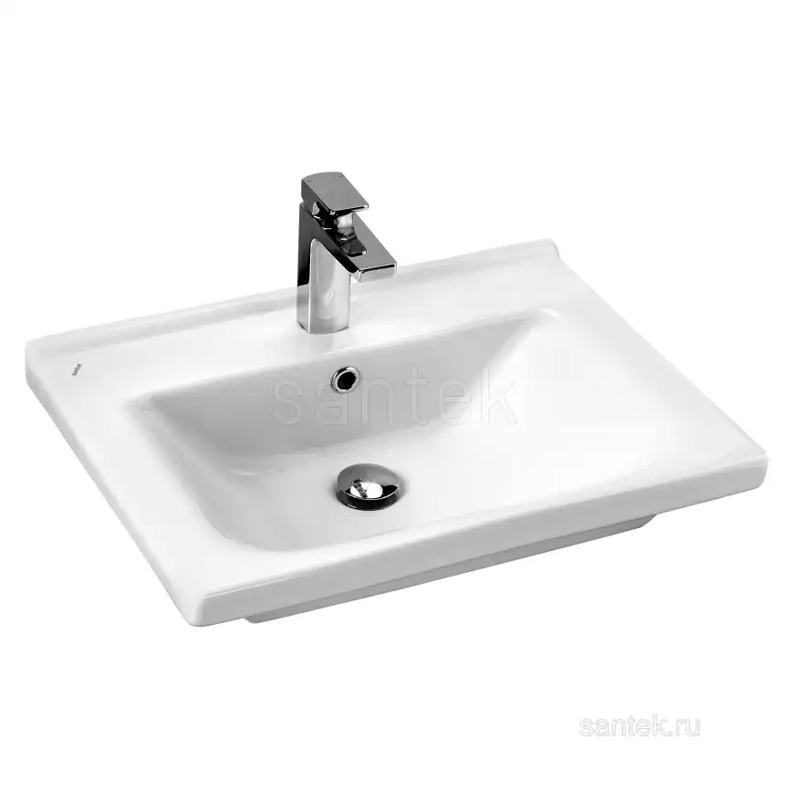 Раковина Santek Миранда 60 отверстие под смеситель 1WH302421 фото 1