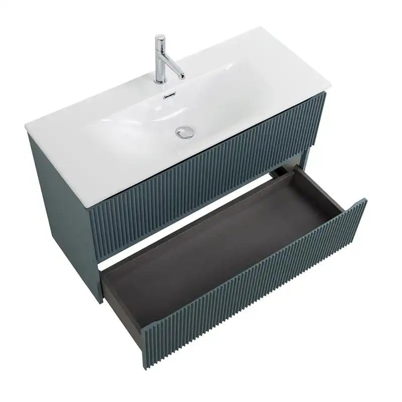 Тумба под раковину BelBagno UNO-MINI-1000-2C-SO-AO подвесная, Голубой Матовый фото 5