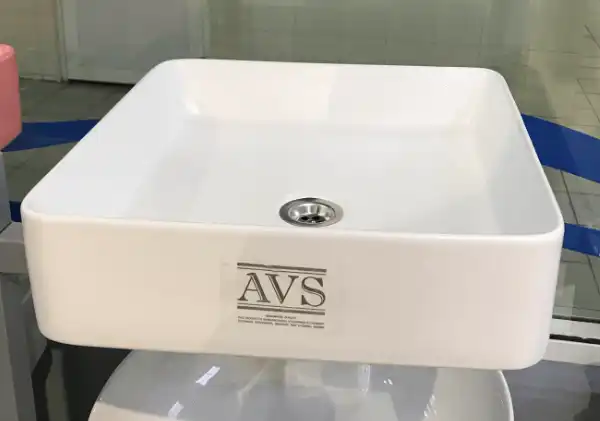 Раковина AVS Леон 40х40 белая матовая фото 3