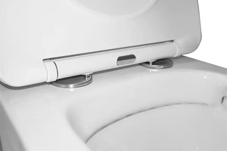 Подвесной унитаз безободковый Azario Atrio  AZ-2330, с сидением микролифт, цвет белый фото 7