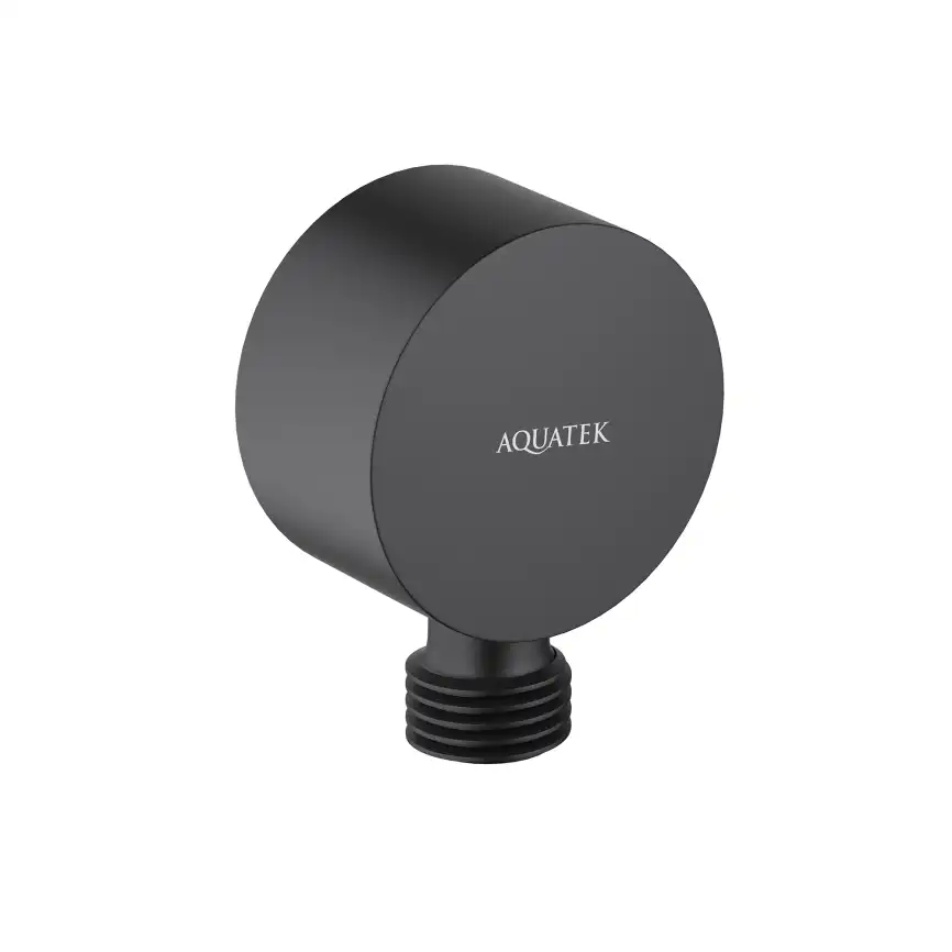 Шланговое подключение Aquatek  AQ2457MB, Черный матовый фото 1