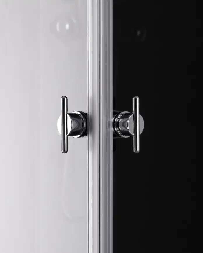 Душевая кабина Loranto 100х80 CS-5180-13R G, низкий поддон, цвет профиля сатин фото 11