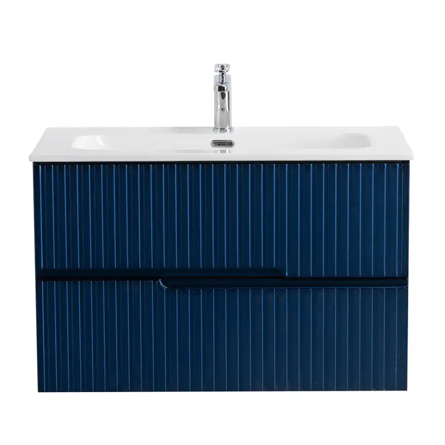 Тумба под раковину Cezares DUET-N 80 см, DUET-N-800-2C-SO-SPF-P подвесная, Sapfiro фото 1