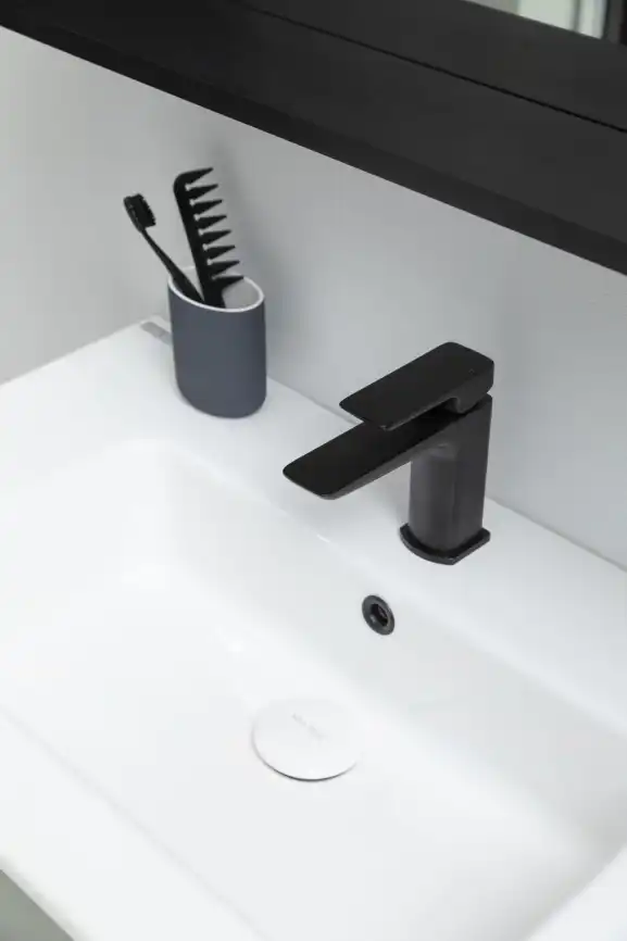 Смеситель для раковины Allen Brau Infinity 5.21001-31, однорычажный, цвет Черный матовый фото 8