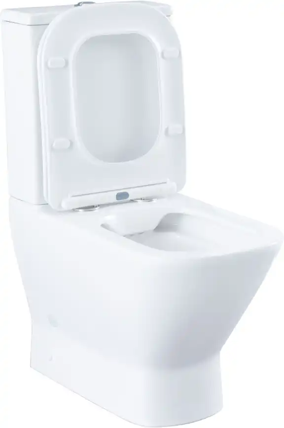 Чаша напольного унитаза Aquanet Fine Rimless FINE-C Soft Close с сиденьем микролифт фото 9