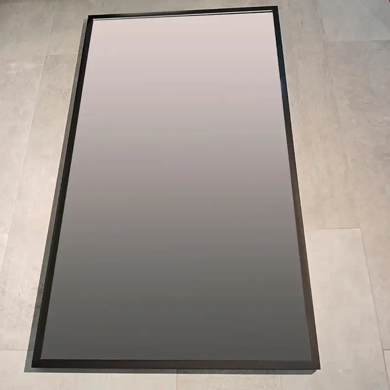 Зеркало с подсветкой AVS Мичиган 70x120 см, черное фото 3