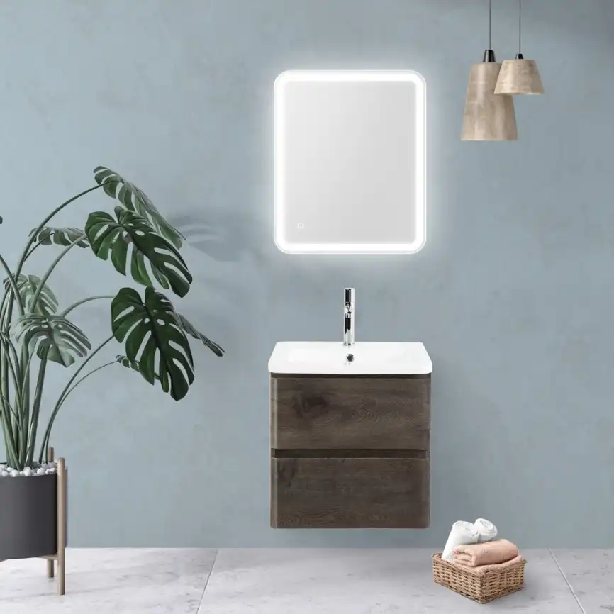 Зеркало BelBagno MARINO 50х60 SPC-MAR-500-600-LED-TCH с подстветкой, сенсорный выключатель фото 8