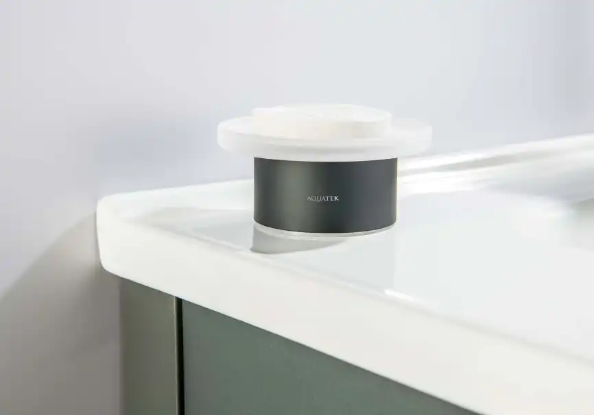 Мыльница для ванной Aquatek Лира AQ4426MB, Черный матовый фото 3