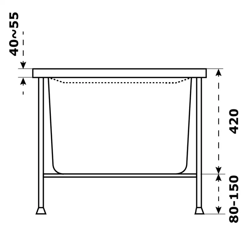 Акриловая ванна Azario Бали 170х75 БАВ0104, белая фото 4