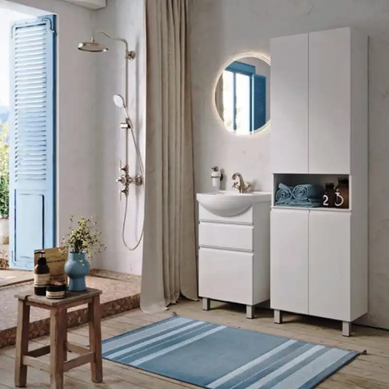 Тумба с раковиной напольная Aqwella Rodos 65 см, ROD01062N, цвет Белый фото 3