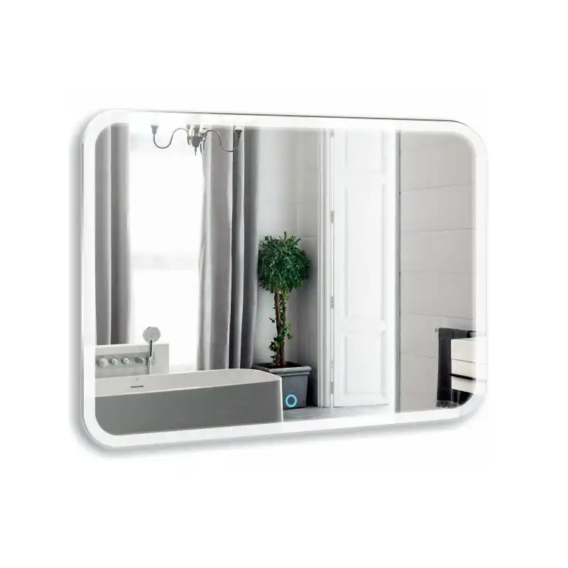 Зеркало Azario Стив 90х70 ФР-00001020 с подстветкой, сенсорный выключатель с функцией диммера, с подогревом фото 1