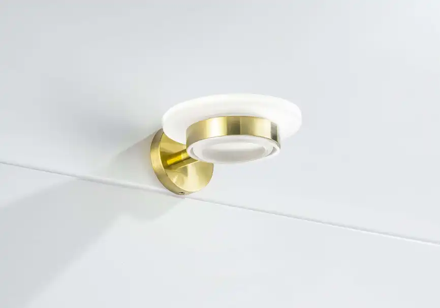 Мыльница для ванной Aquatek Европа AQ4103BG, Золото матовое фото 4