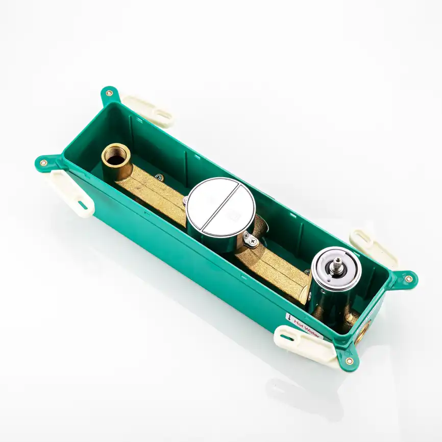 Смеситель для душа Vincea VSCV-422TCH встраиваемый  двухфункциональный, термостатический, хром фото 5