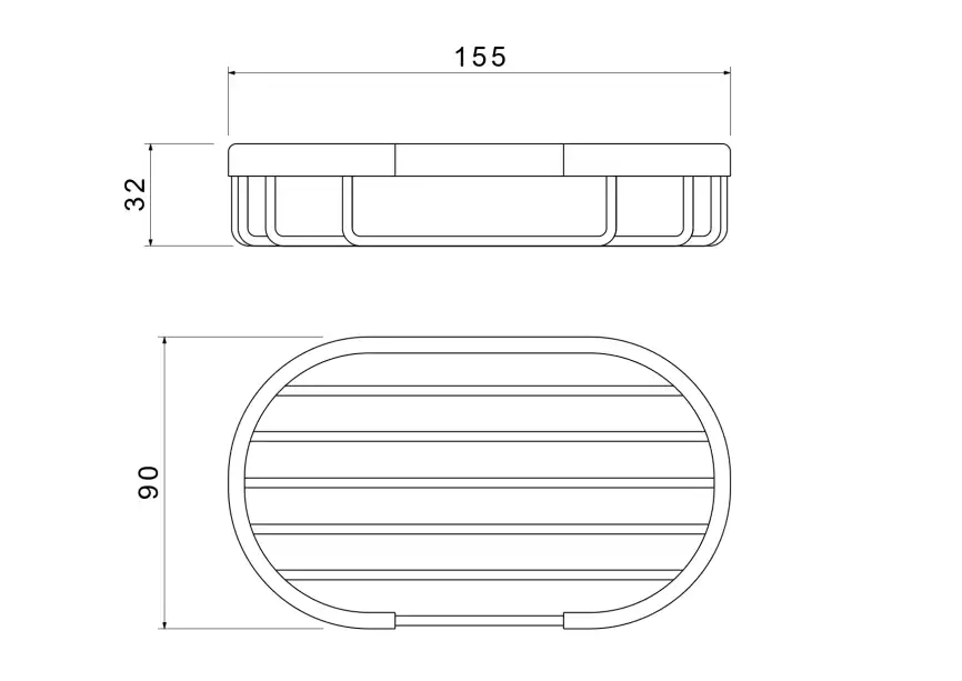 Мыльница для ванной Aquatek AQ4956BG, Золото матовое фото 2