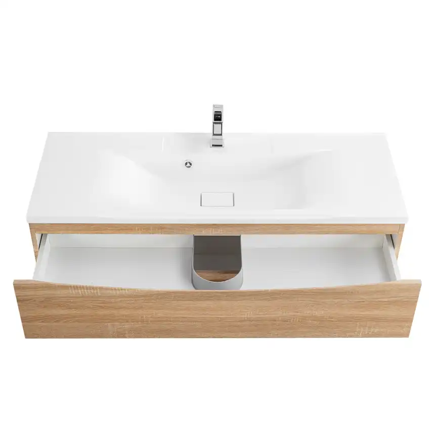 Тумба под раковину BelBagno MARINO-1200-2C-SO-WO-P подвесная Rovere Bianco фото 8