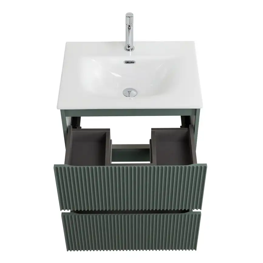 Тумба под раковину BelBagno UNO-700-2C-SO-VO подвесная, Еловый Матовый фото 5