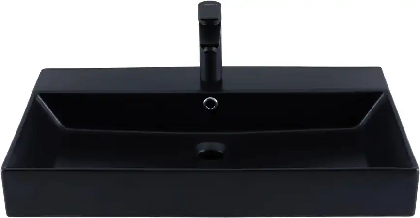Раковина Sanovit Slim Synergy 70 17070 черный матовый фото 14