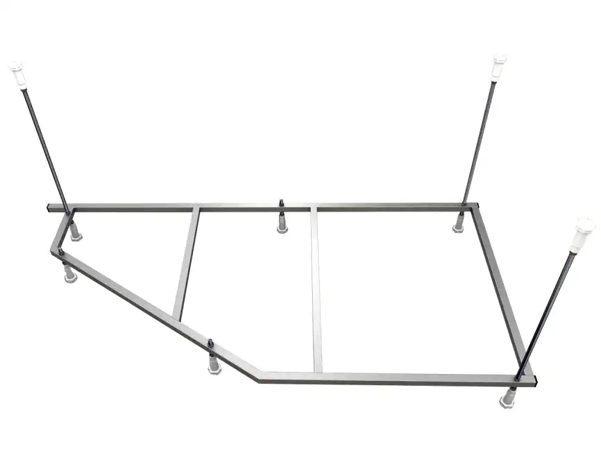 Сборный каркас к ванне AZARIO KAPRIS 150 см универсальный, шпильки (AV0001150K) фото 1