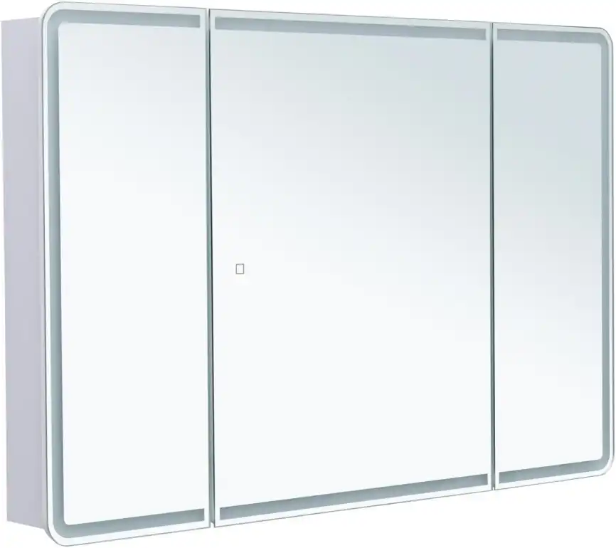 Зеркальный шкаф Aquanet Оптима 120 с LED подсветкой, 341429 фото 1