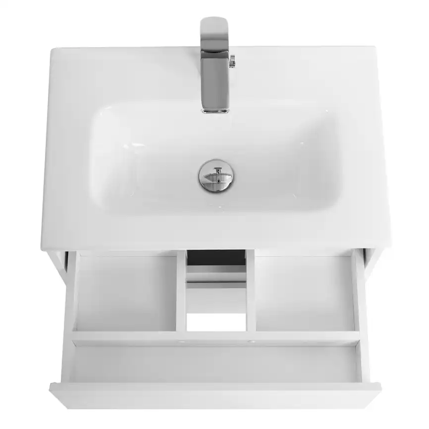 Тумба под раковину BelBagno KRAFT 39-500/390-2C-SO-BO подвесная Bianco Opaco фото 8