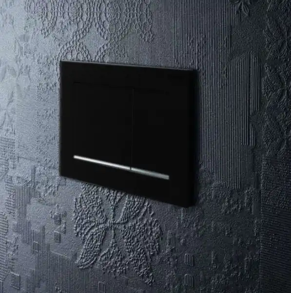 Клавиша смыва Geberit Sigma 30 115.883.KM.1 Черный/хром фото 3