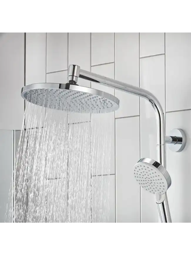 Душевая система Hansgrohe Crometta S 240 1jet Showerpipe с термостатом 27267000, хром фото 8