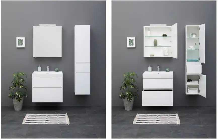 Тумба под раковину Aquanet Бруклин 70 белый 203959 фото 7