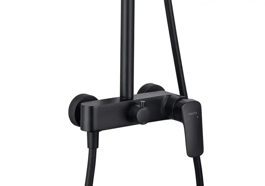 Душевая система Aquatek ВЕГА AQ2060MB, Черный матовый фото 4