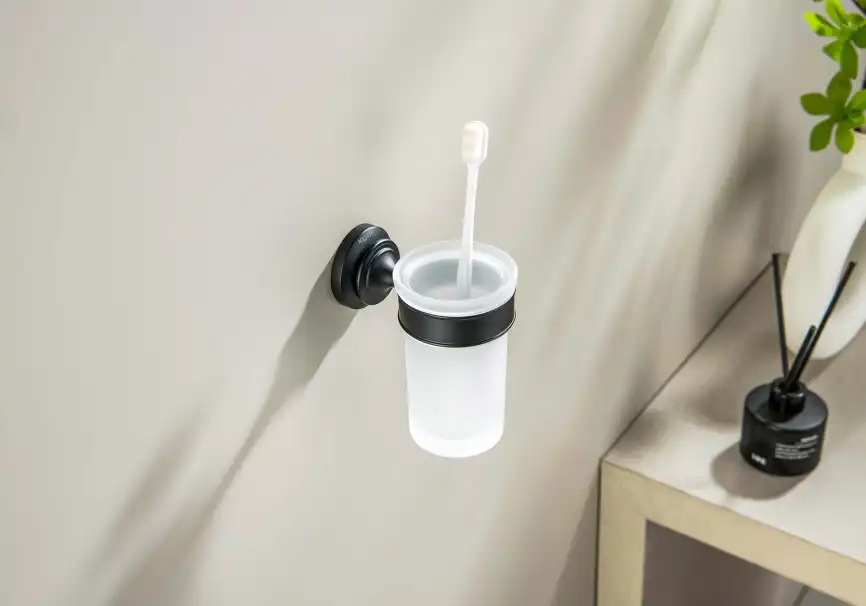 Стакан для ванной Aquatek Классик AQ4527MB, Черный матовый фото 3