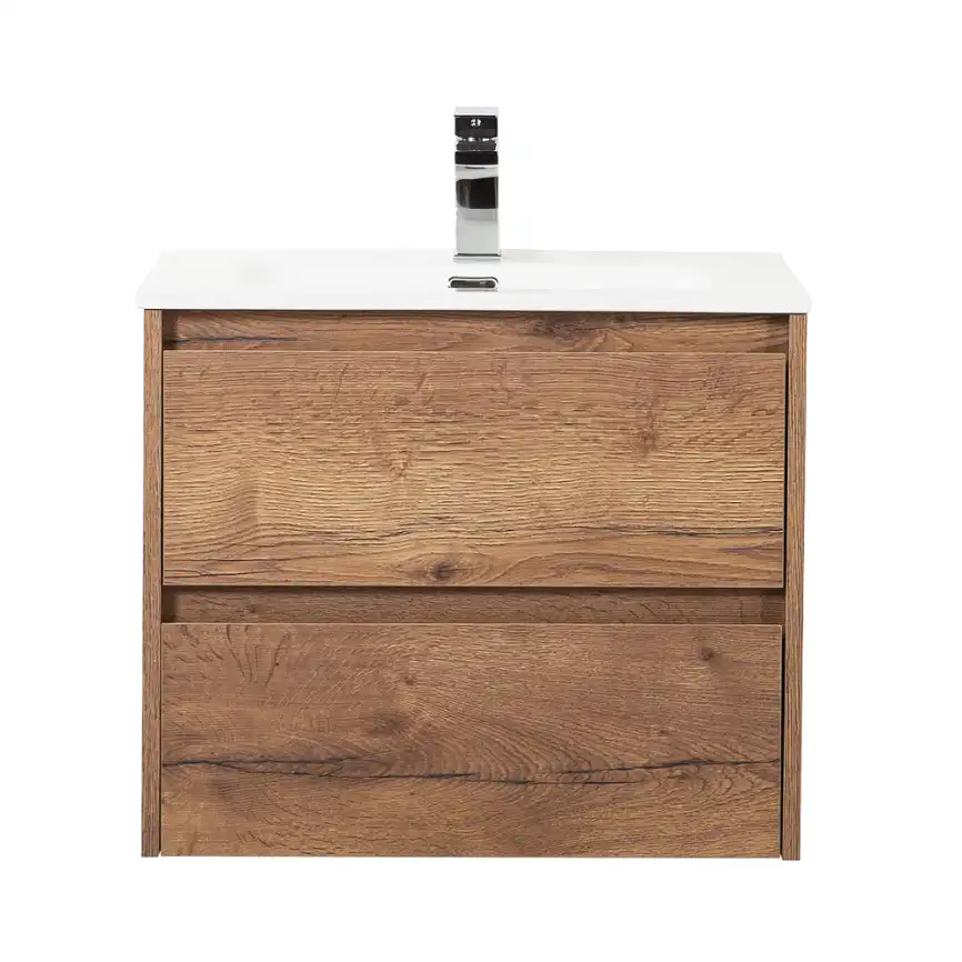 Тумба под раковину BelBagno KRAFT-600-2C-SO-RT подвесная Rovere Tabacco фото 1
