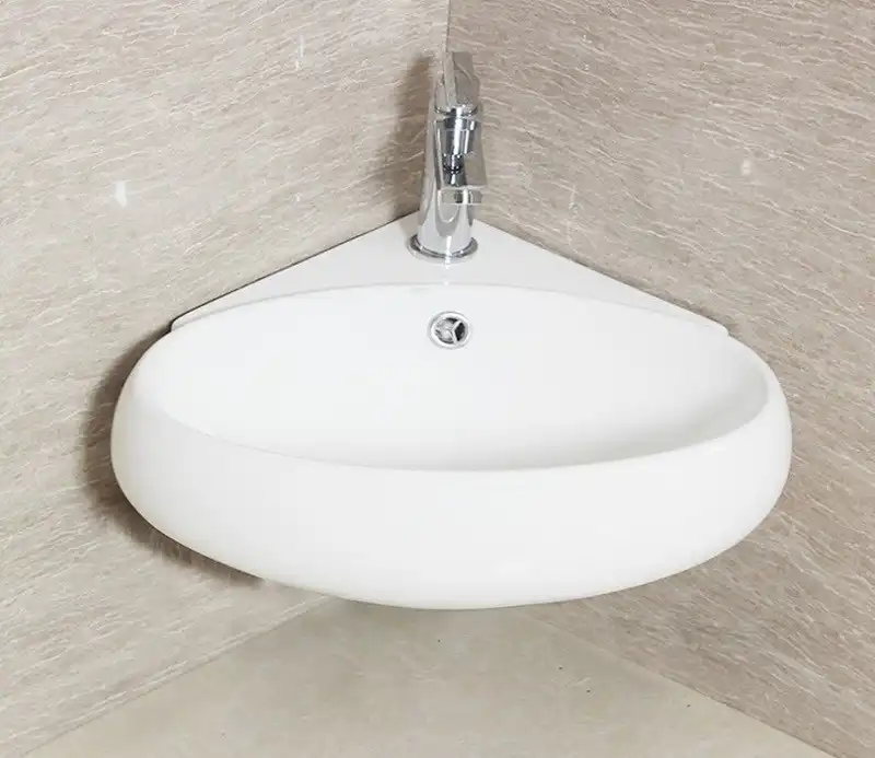 Умывальник CeramaLux 9359 350х350х130 Подвесная цвет Белый фото 9