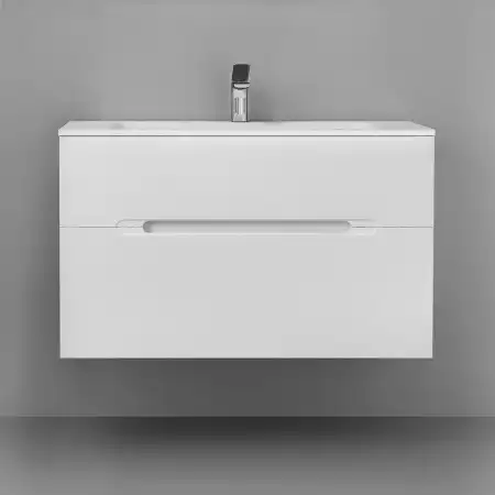 Тумба под раковину Jorno MODUL 100 Mоl.01.97/P/W Белая фото 2