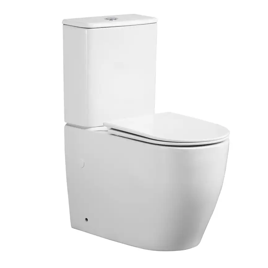 Унитаз-компакт Azario BONELLE AZ-1229A напольный, безободковый, слив 
