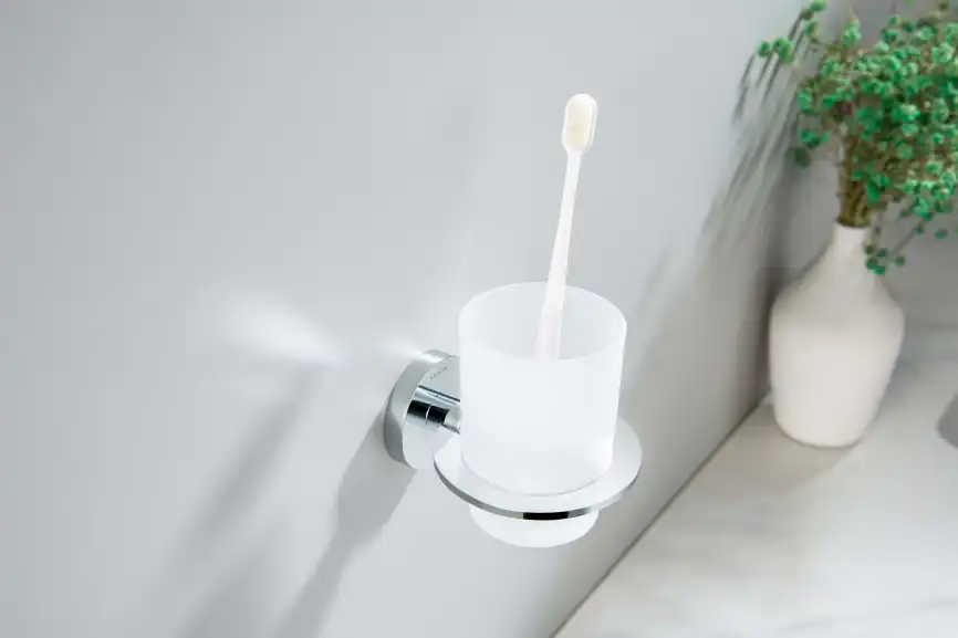 Стакан для ванной Aquatek Оберон AQ4204CR, Хром фото 3