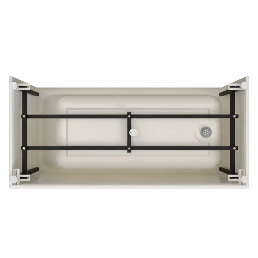 Акриловая ванна Radomir Дижон 170х70 (2-01-0-0-1-264Р), на каркасе, белая фото 10