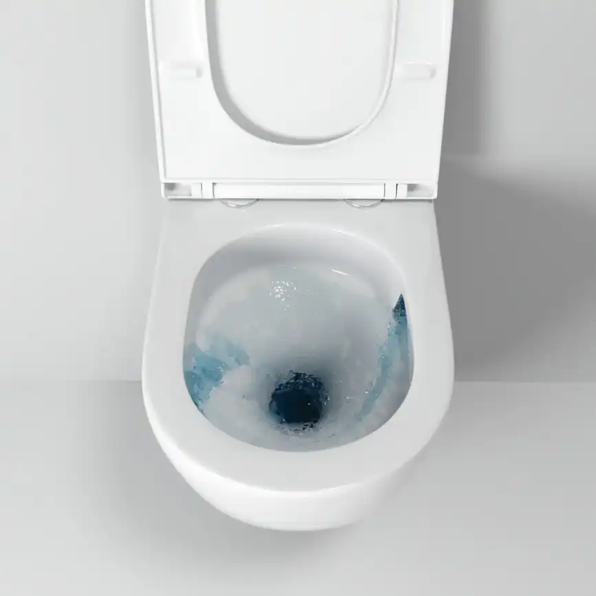 Подвесной унитаз Grossman GR-4455MSQ безободковый, смыв торнадо, Белый матовый фото 2