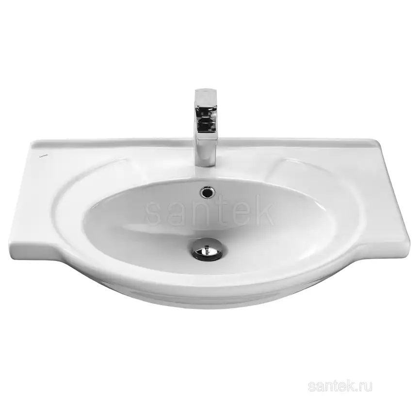 Раковина Santek Байкал 75 отверстие под смеситель 1WH110259 фото 2