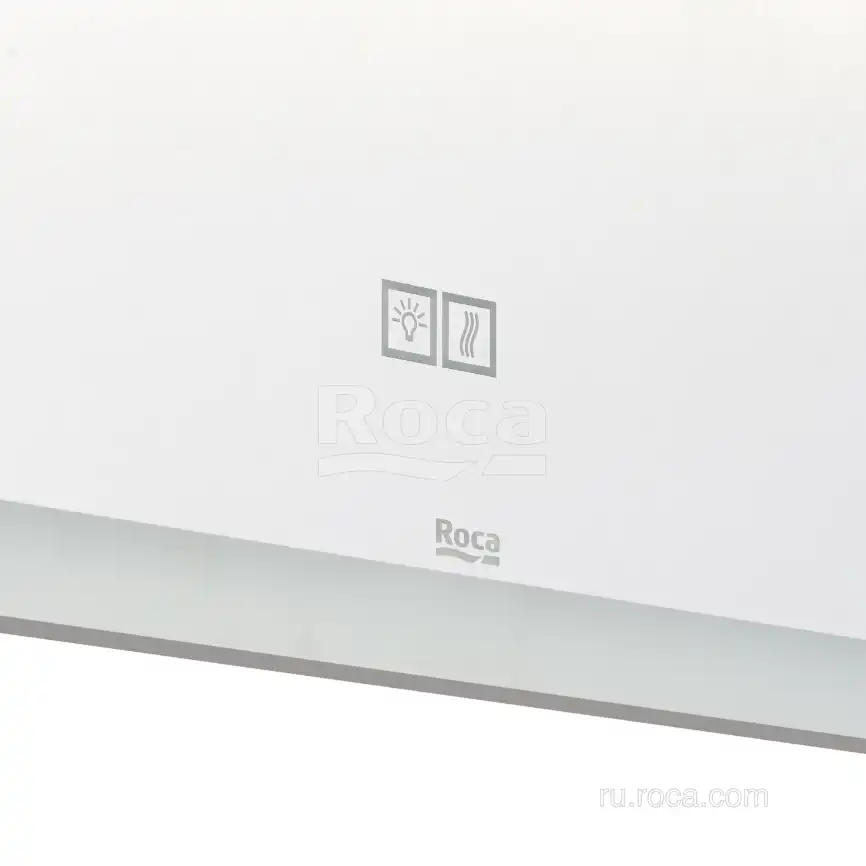 Зеркало Roca Aneto 60 812362000 с подсветкой, сенсорный выключатель, Белый фото 2