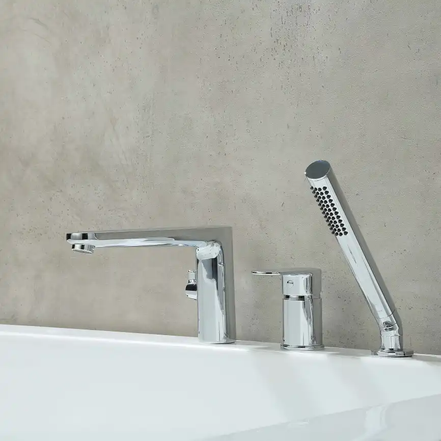 Смеситель на борт ванны Aquatek Ника AQ1848CR, Хром фото 8