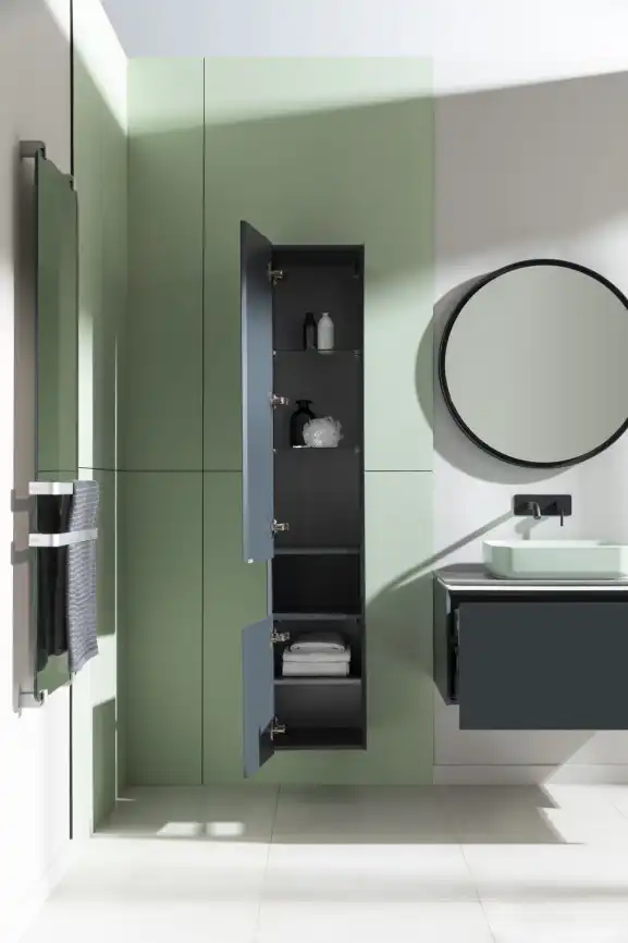 Шкаф-пенал Allen Brau Infinity 35 1.21010.AM L антрацит матовый фото 9