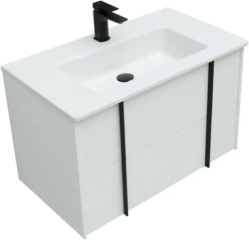 Тумба под раковину Allen Brau Reality 80 1.32005.WM белый матовый фото 4