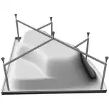 Каркас для ванны Kolpa-San ROYAL 120х120 4100017 фото 2