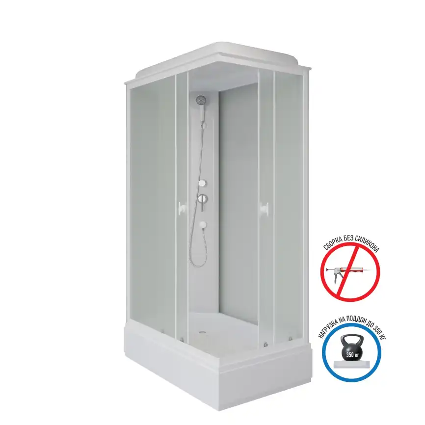 Душевая кабина Niagara Promo 110х80х215 P110/80/26Q/MT средний поддон, без гидромассажа фото 1