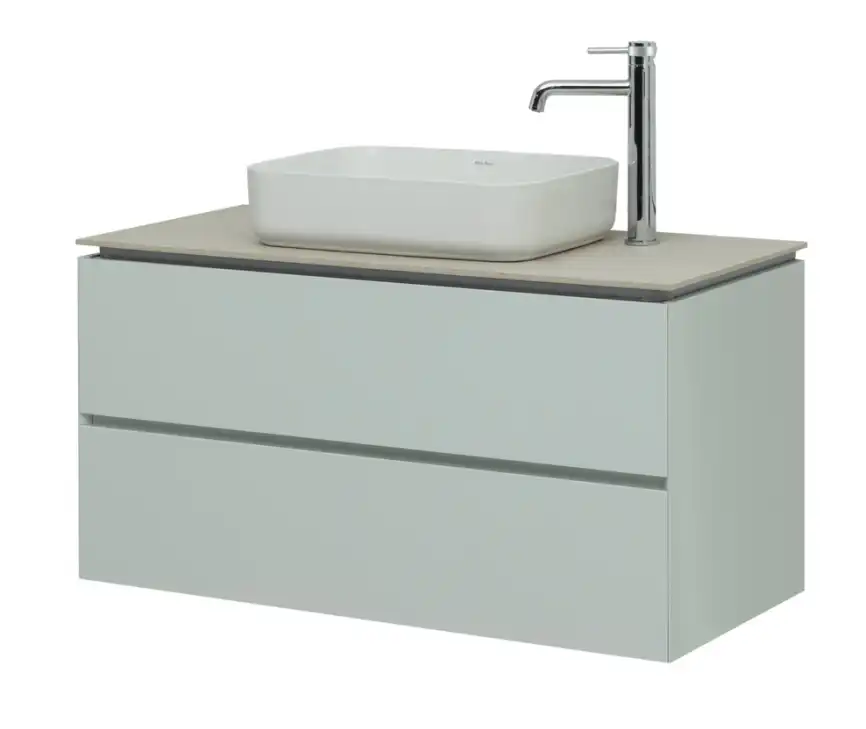 Тумба под раковину Allen Brau Infinity 100 1.21003.PWM папирус матовый фото 8