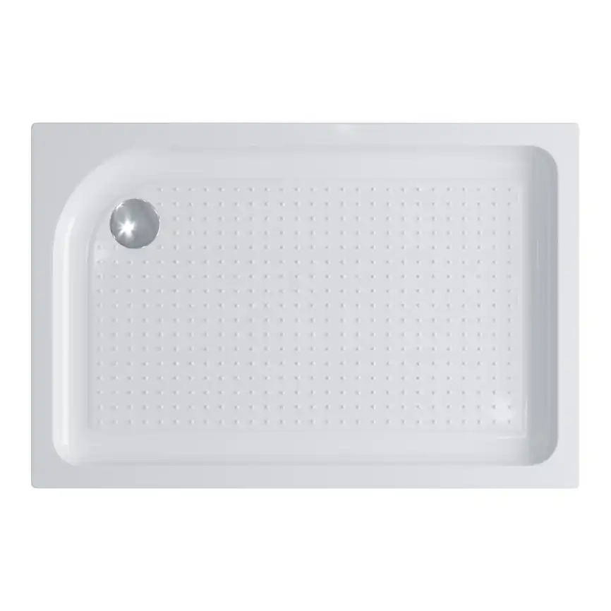 Душевой поддон BelBagno TRAY 100х80 акриловый TRAY-BB-AH-100/80-15-W-L Белый фото 1