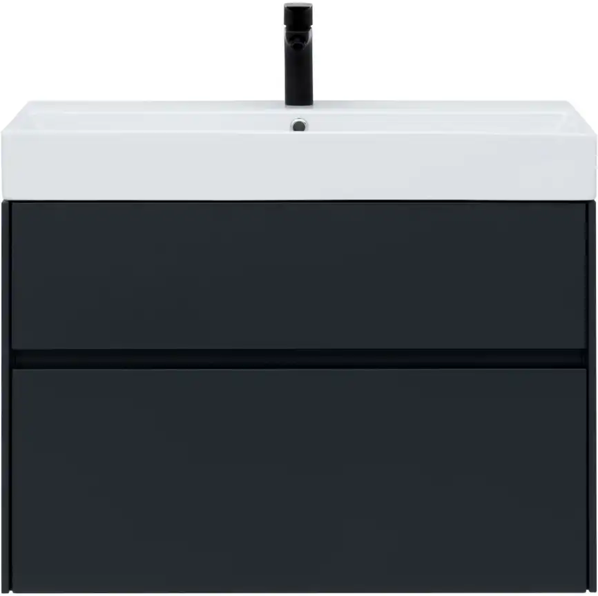 Тумба под раковину Aquanet Бруклин 85 антрацит матовый 310142 фото 8