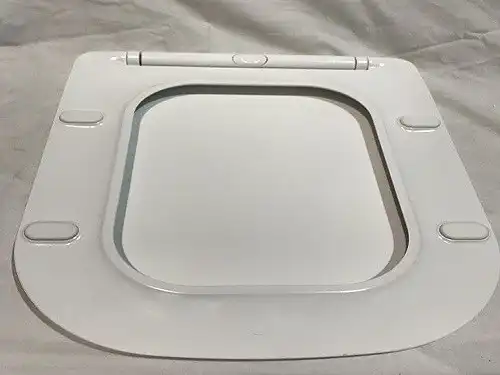 Унитаз-компакт CeramaLux 1218A, безободковый, с бачком и сидением микролифт Белый фото 3