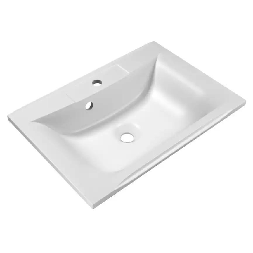 Раковина из литьевого мрамора BelBagno BB650/450-LV-MR-PR фото 1